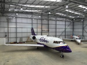Cadburys Plane Wrap - Full Front View